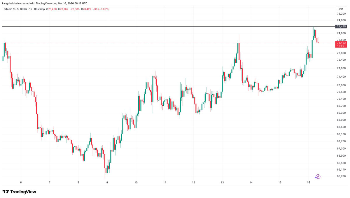 比特币7.44万，分析师看涨