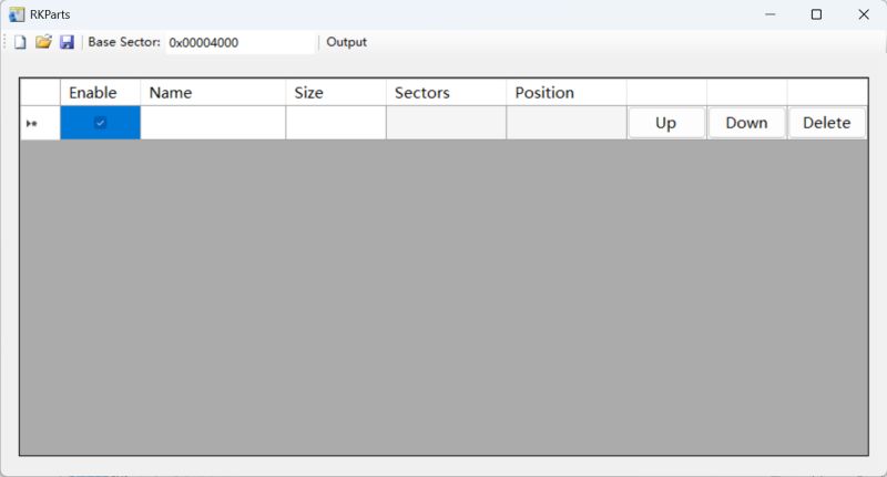 RKParts(分区表生成软件) v1.0 绿色免费版