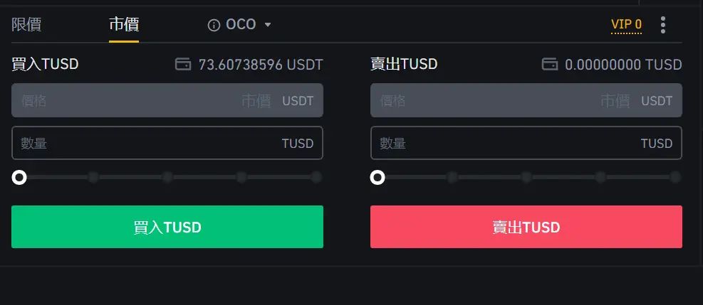 市价单（Market Order）