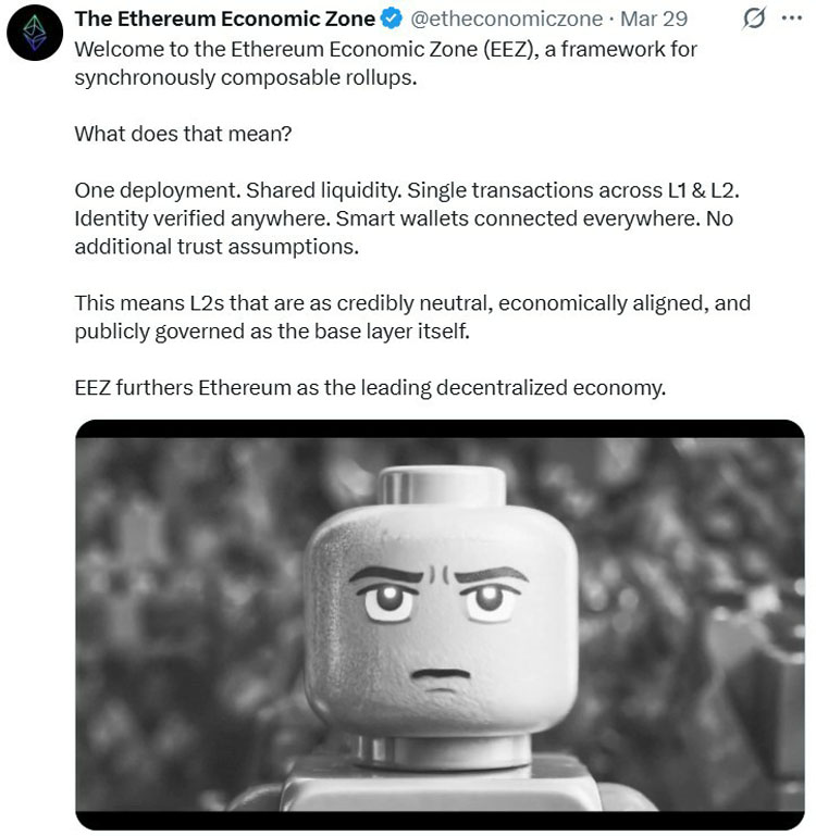 以太坊EEZ助力重建单一ETH