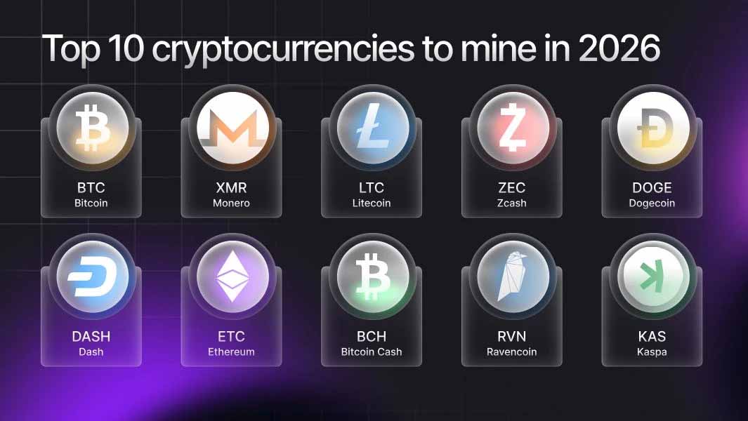 2026年十大最值得挖矿的加密货币：如何挖掘加密货币？