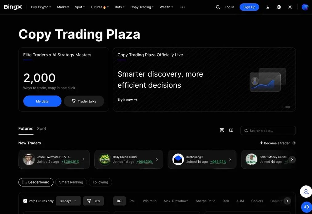 BingX交易所产品