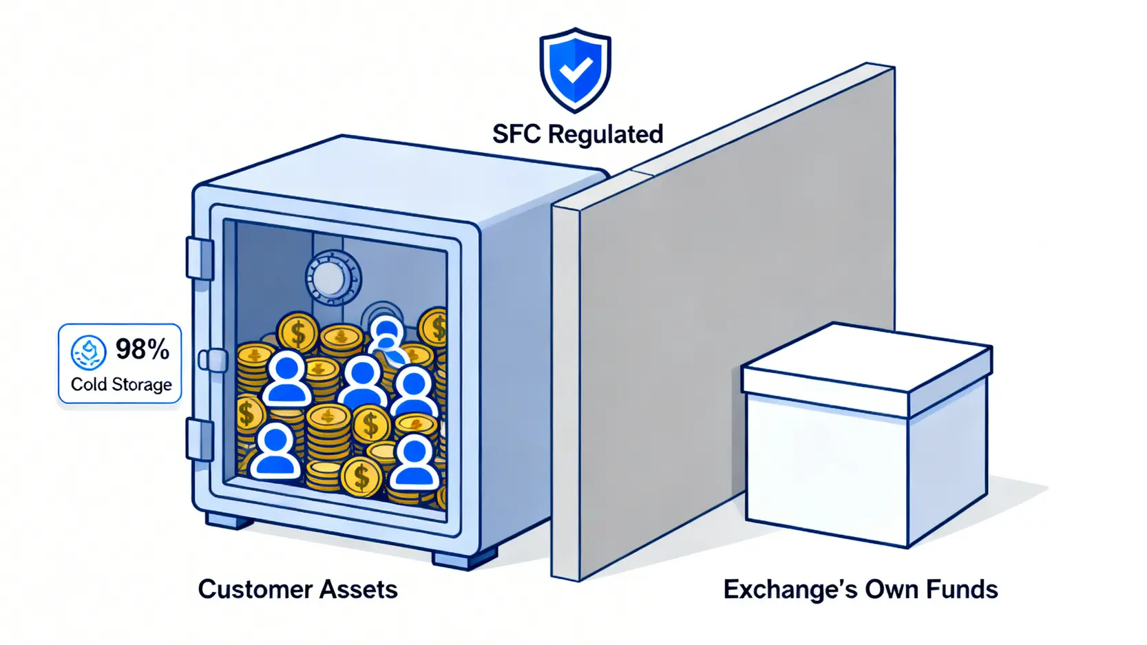 Q：如果交易所倒闭了，我的资产怎么办？