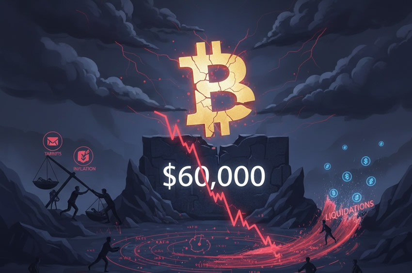 加密货币市场动荡：比特币本周恐下探60,000美元大关的深层因素