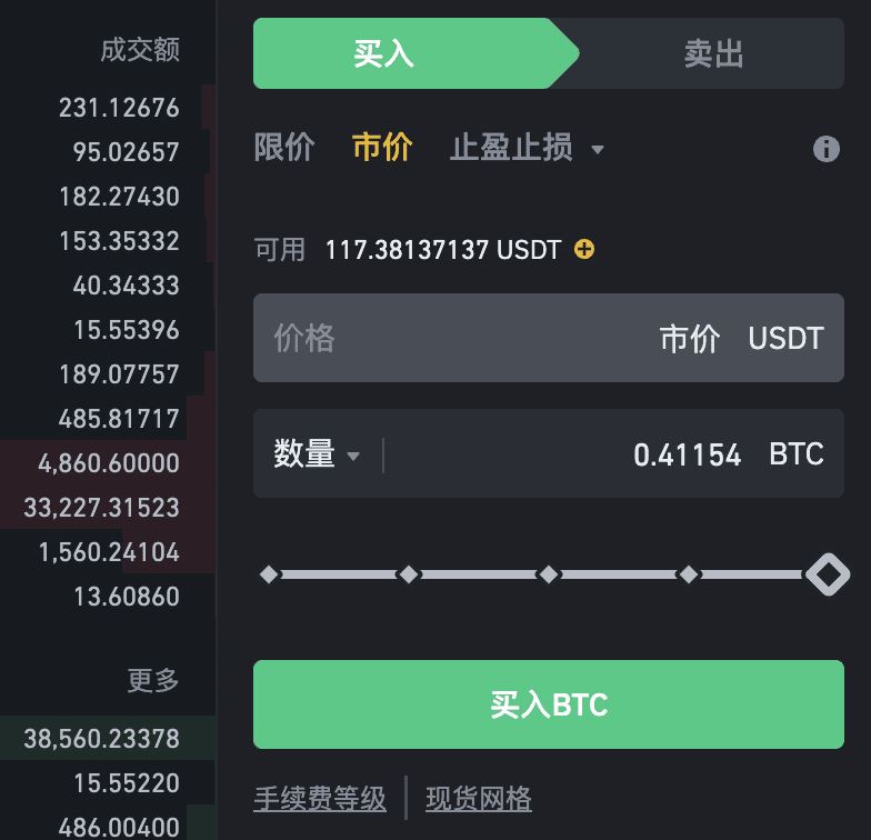 如何下达市价买入订单？_图2