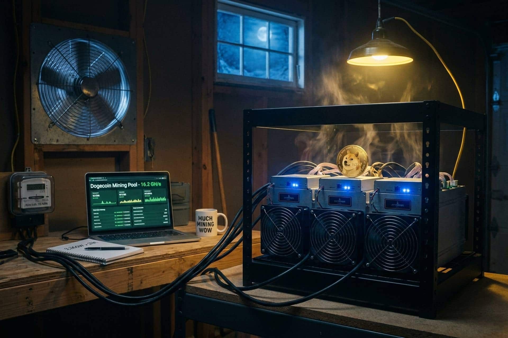 2026年狗狗币挖矿：如何使用 Scrypt ASIC 挖 DOGE币？一文详解