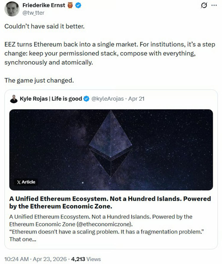 以太坊“专属区”或引其他链入轨