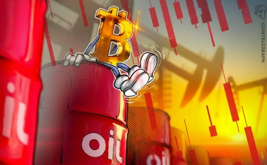 油价升至三年来高点，突破105美元：比特币（BTC）会因此暴跌吗？