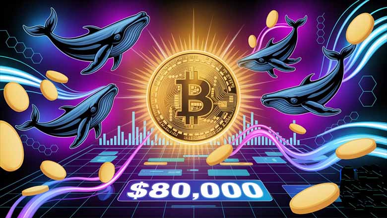 比特币价格目标8万美元，巨鲸30天买盘量创13年新高？一文解析