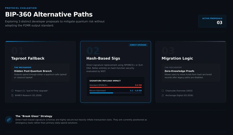 BIP-360 的替代方案