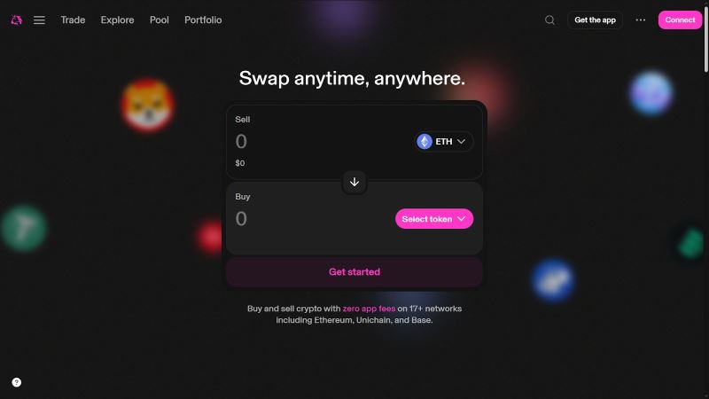 9. Uniswap：最佳去中心化DeFi代币交易所
