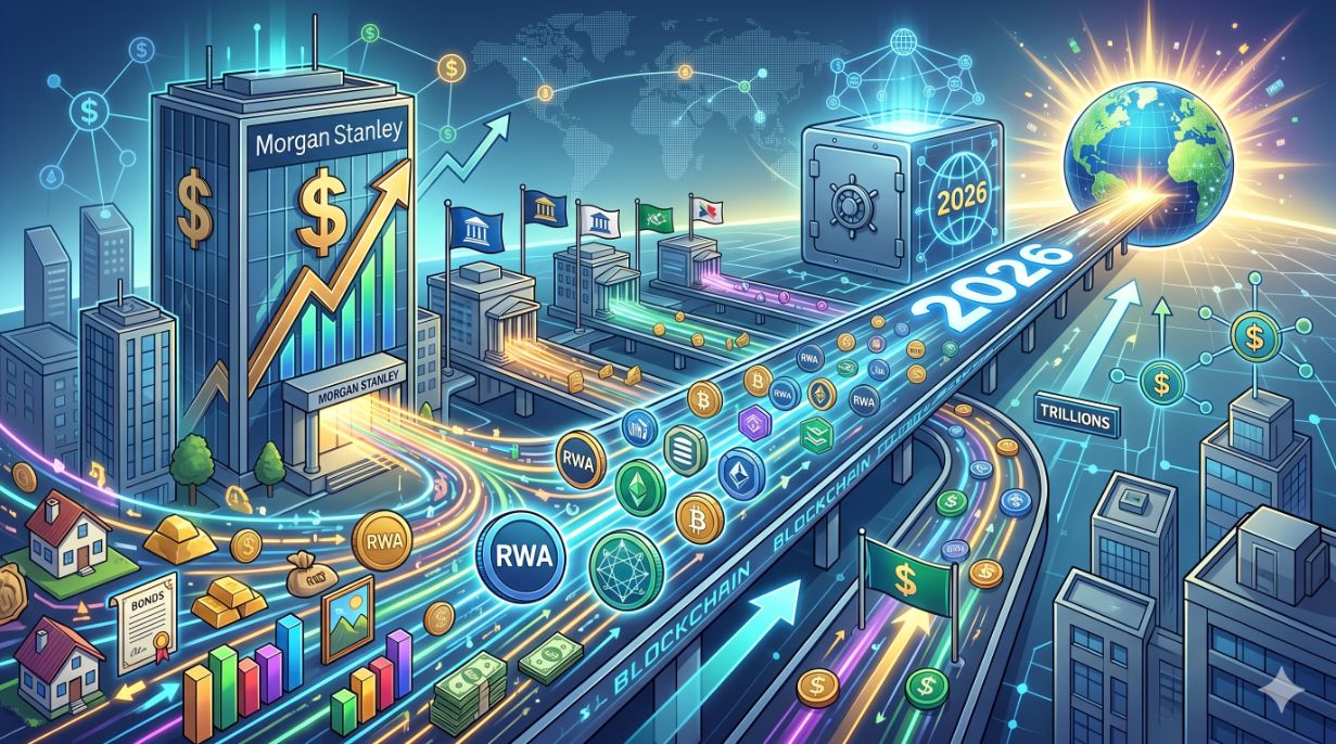 摩根士丹利引领链上转折，2026年资产代币化掀起机构热潮
