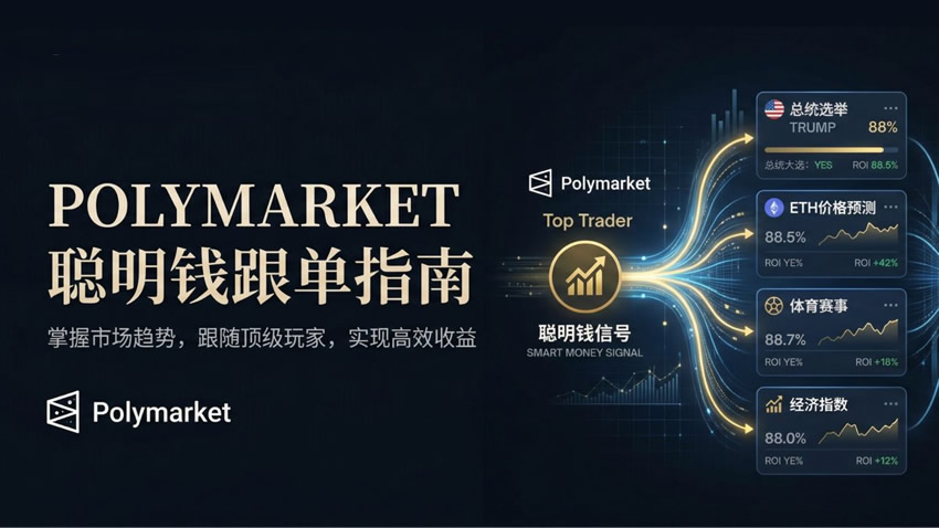 币圈说的聪明钱到底是什么？Polymarket聪明钱跟单工具全攻略