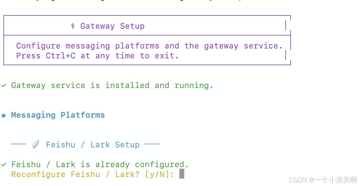 Hermes Gateway 配置向导_图2