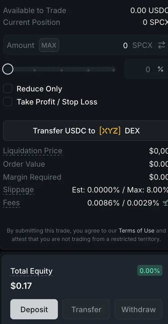 trade.xyz交易所Pre-IPO美股教学