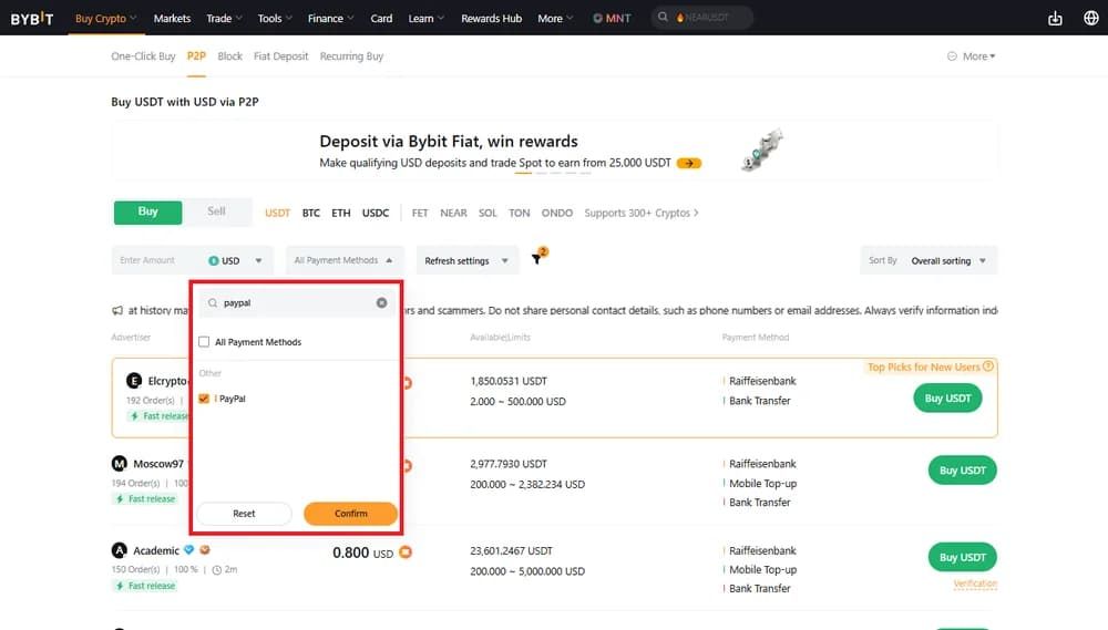 PayPal转账到币安交易所教学