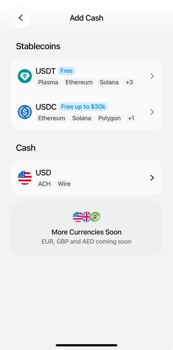 Plasma One 怎么入金？ USDT 零手续费是真的省