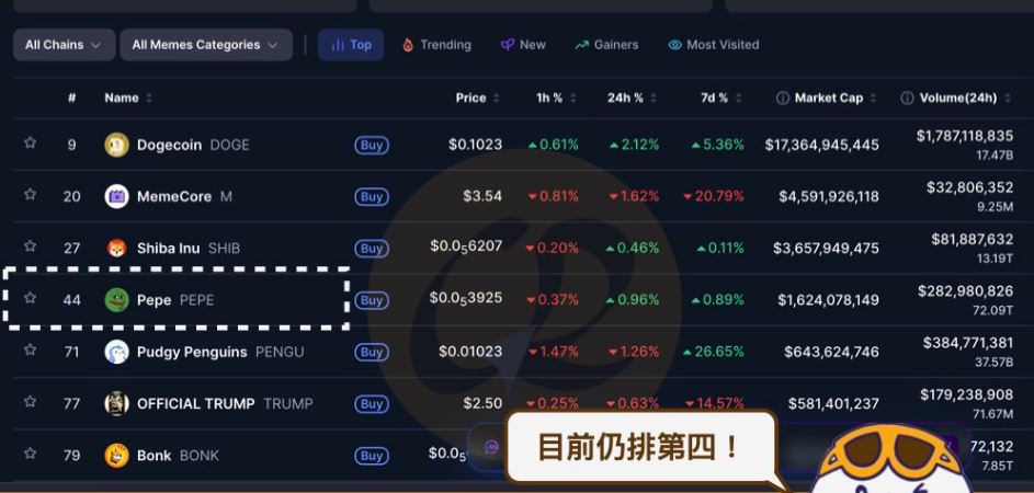 对PEPE 币未来的观点