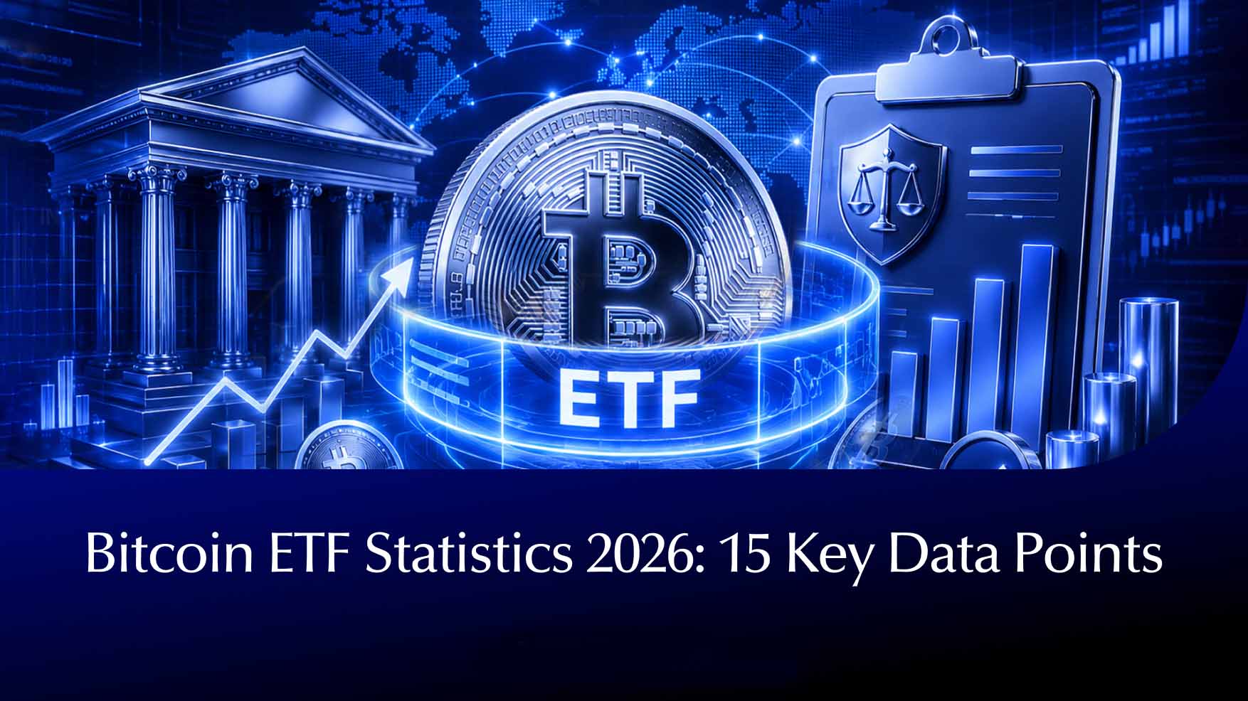 2026年比特币ETF统计数据：15个关键数据点