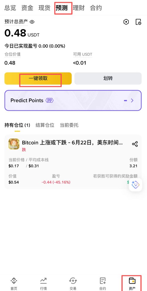 币安预测市场参与教学