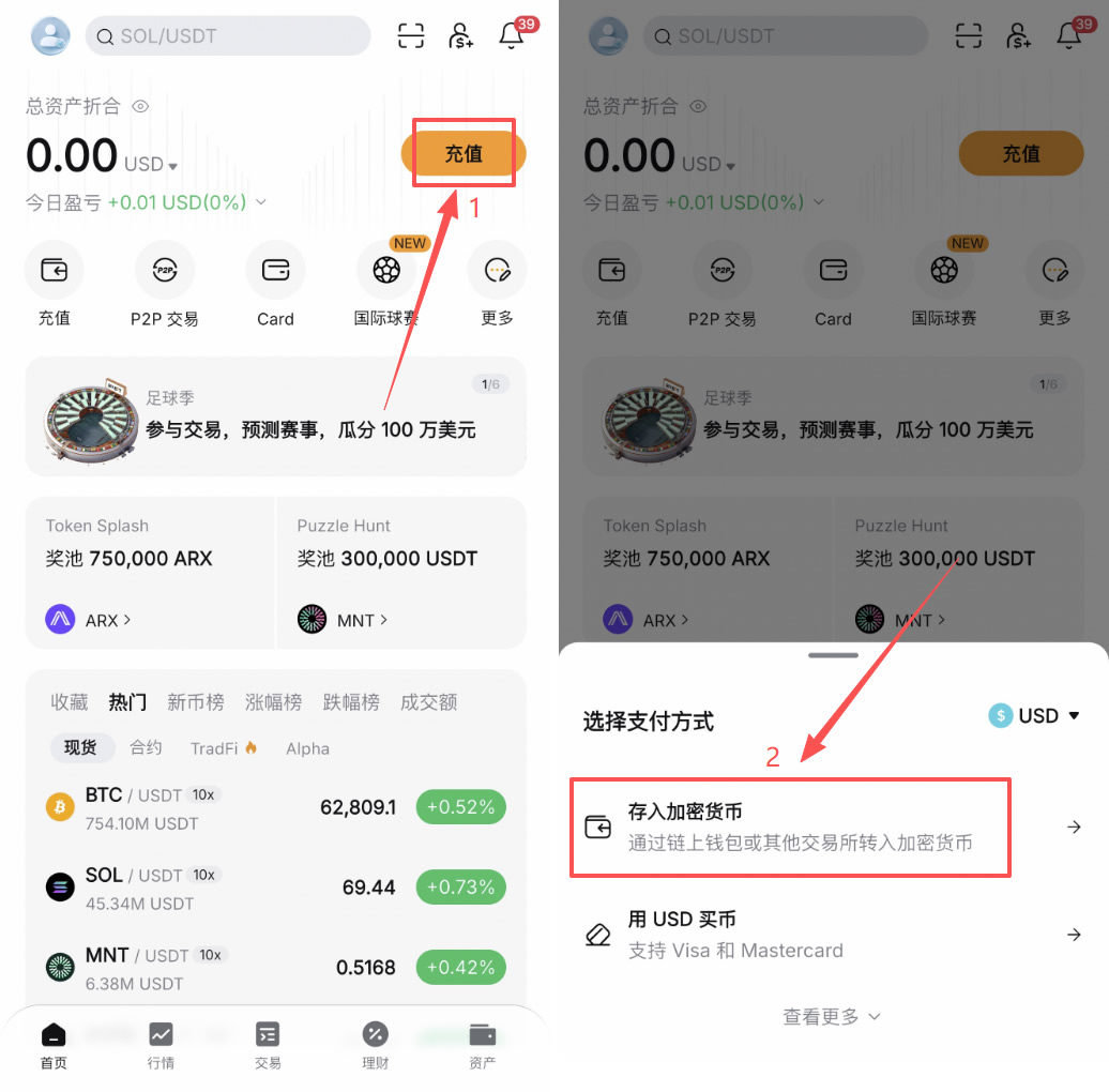 Bybit怎么充值USDT？新手第一次入金完整教程