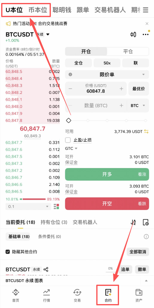 比特币(BTC)现货交易和合约交易有什么区别？新手该怎么选？