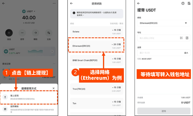 RedotPay出金币安操作教学