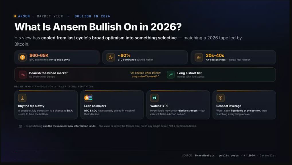 Ansem在2026年看好什么？