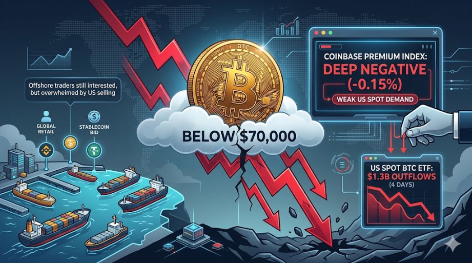 美国比特币购买力骤降！Coinbase溢价指数大跌，2026年6月币圈怎么走？