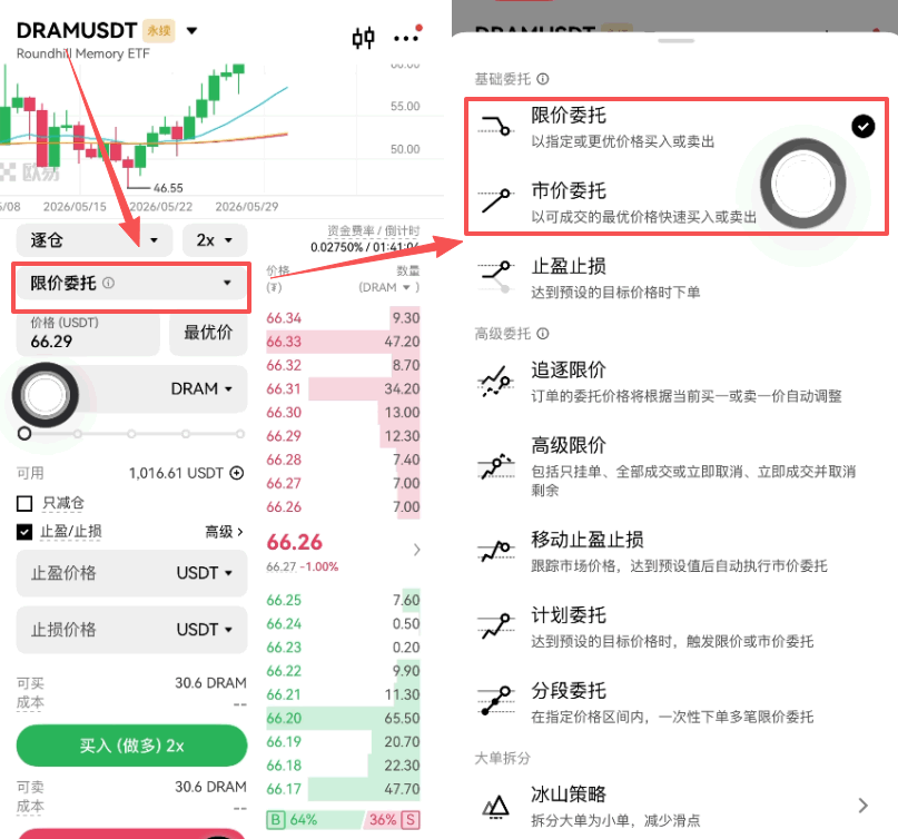 欧艺OKX怎么做多存储芯片ETF？欧艺DRAM合约交易教程2026