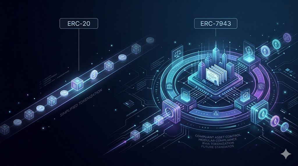 RWA代币标准大比拼：ERC20和ERC7943区别对比