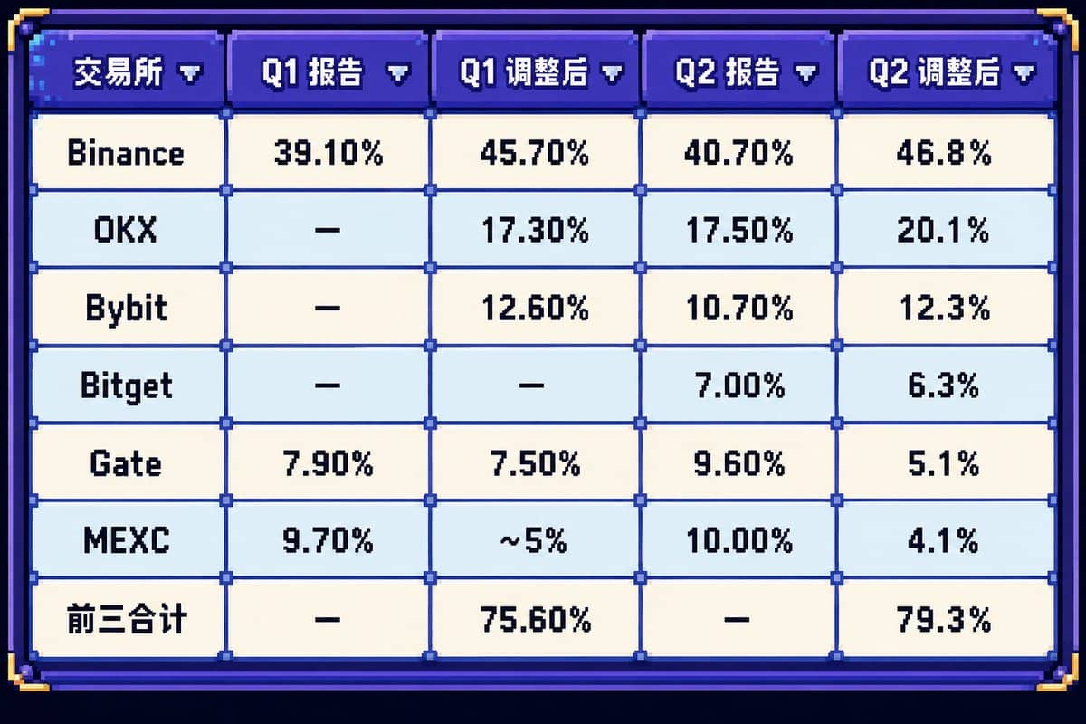 中心化交易所交易数据盘点