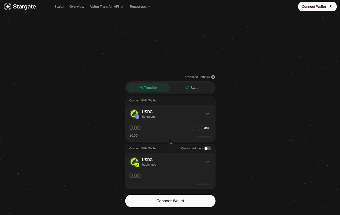如何将资产跨链至 Robinhood 网络