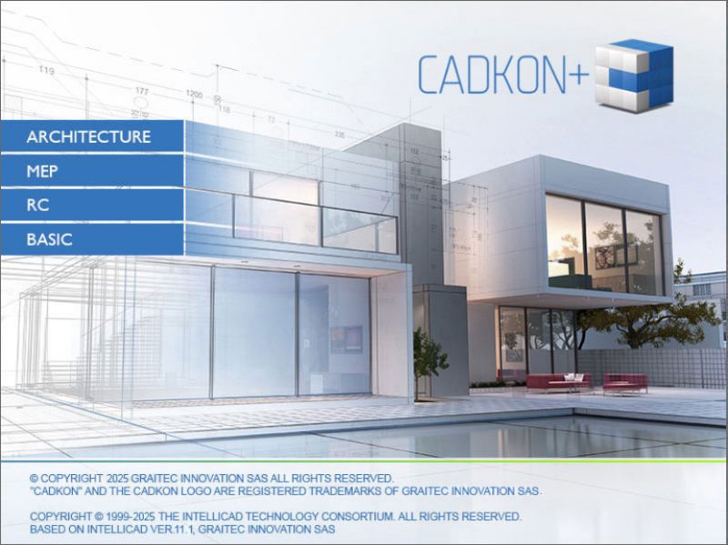 施工项目软件Graitec Cadkon+ 2027 激活免费版 64位