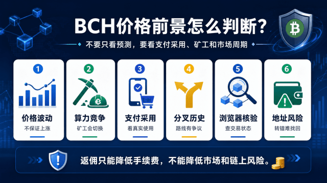BCH价格前景：看支付采用、矿工、周期和流动性