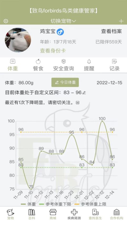 致鸟forbirds(鹦鹉饲养健康管理软件) v1.1.6 安卓版