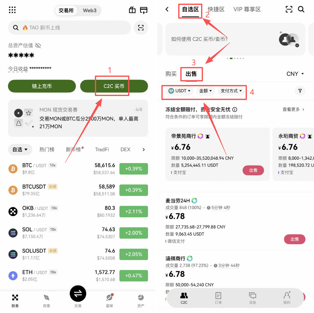 比特币怎么卖出换成人民币？完整出金流程