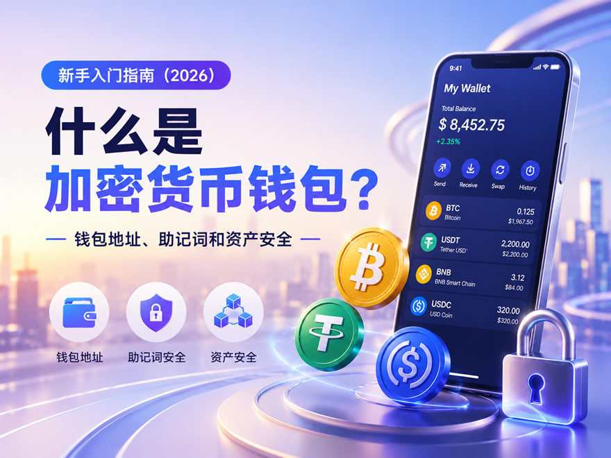 什么是加密货币钱包？新手一次看懂钱包地址、助记词和资产安全
