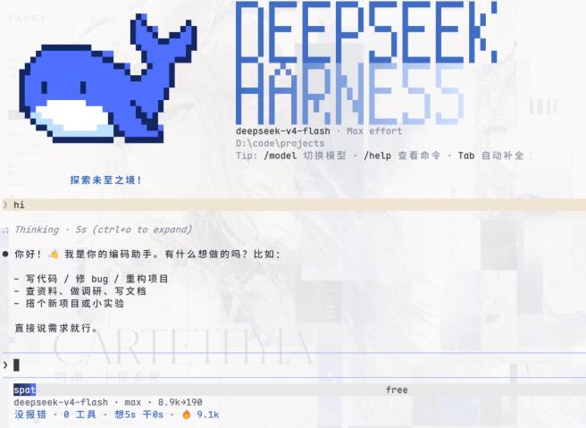Claude Code风格插件dsh-TUI v0.11.1 一键整合包 最新稳定版