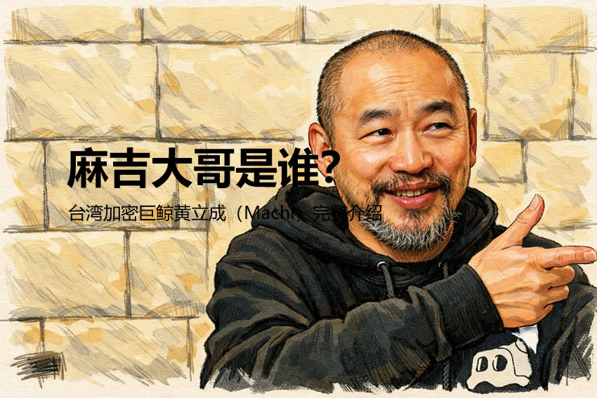 麻吉大哥是谁？台湾加密巨鲸黄立成（Machi）完整介绍