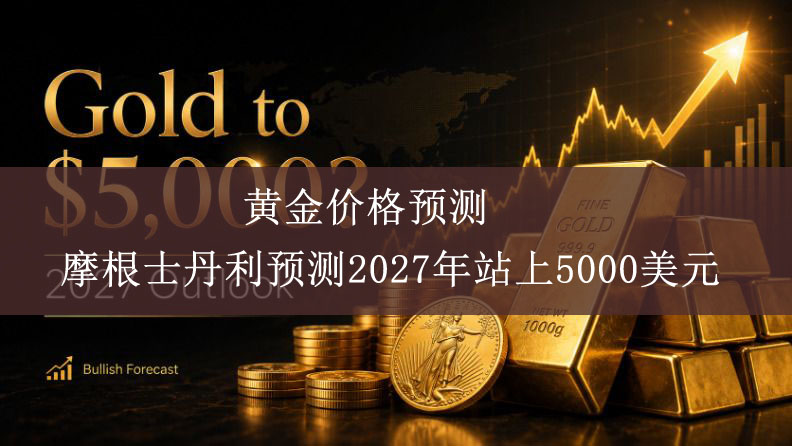 黄金价格预测：摩根士丹利预测2027年站上5000美元