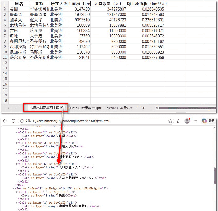 Python快速实现Excel转XML的示例代码_python_脚本之家