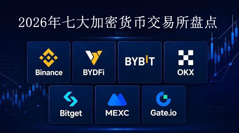2026年七大加密货币交易所盘点：Binance、OKX、Bybit、Bitget谁更强