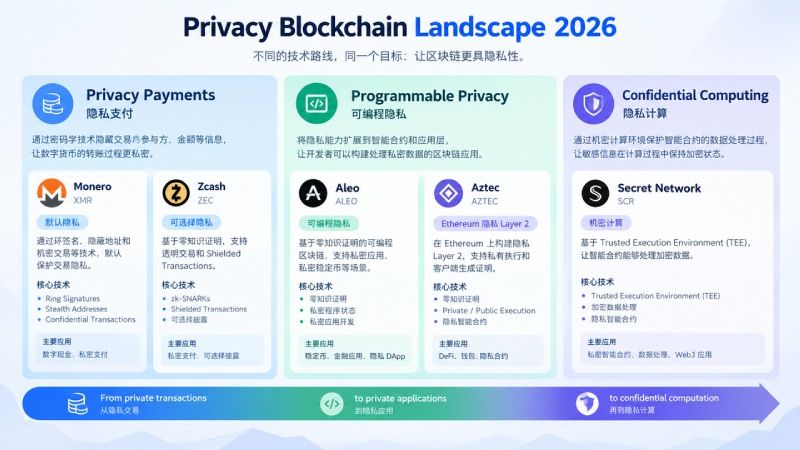 潜力隐私币和隐私区块链项目盘点