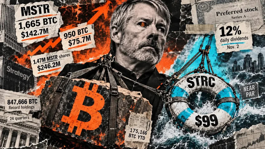 Strategy重启连续囤币，BTC持仓创历史新高