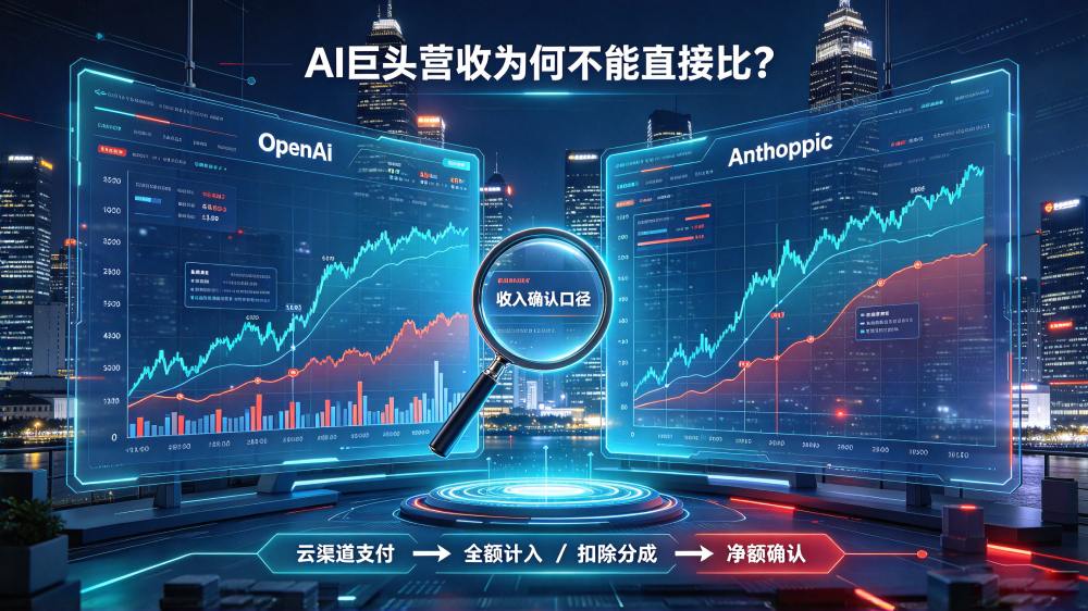 OpenAI与Anthropic营收难对比
