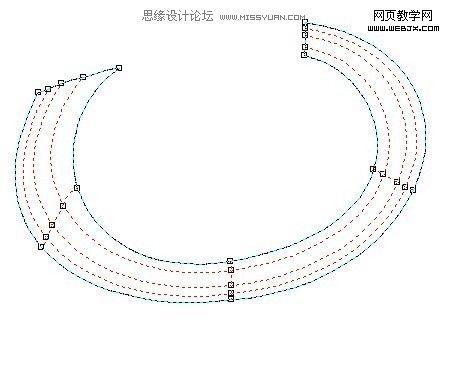 CorelDraw 网格填充工具绘制卡通唢呐