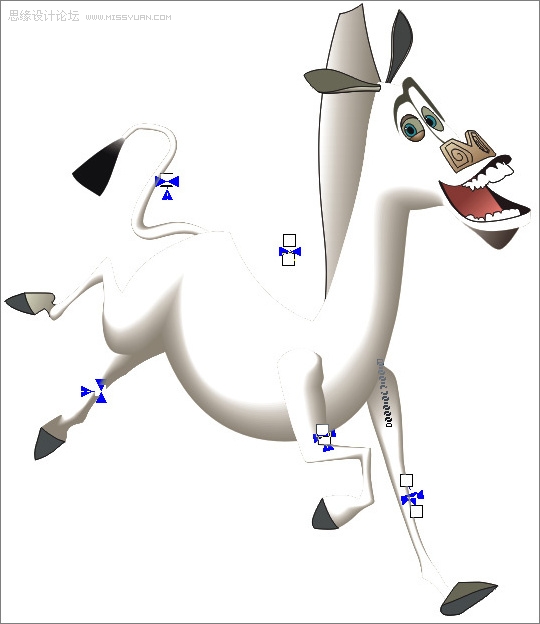 CorelDraw详细打造打造三维动感斑马,脚本之家