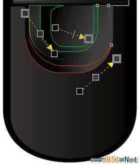 CorelDRAW(CDR)模仿制作诺基亚8800特别版手机实例教程