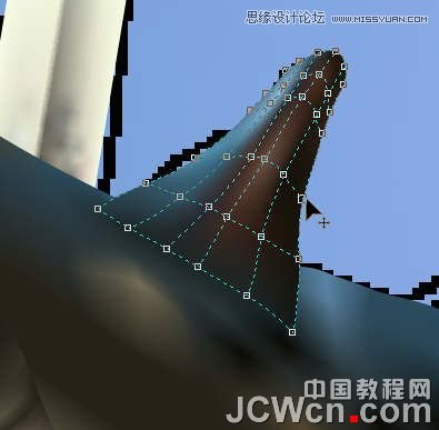 CorelDRAW巧用网格工具绘制恶魔谷插画,